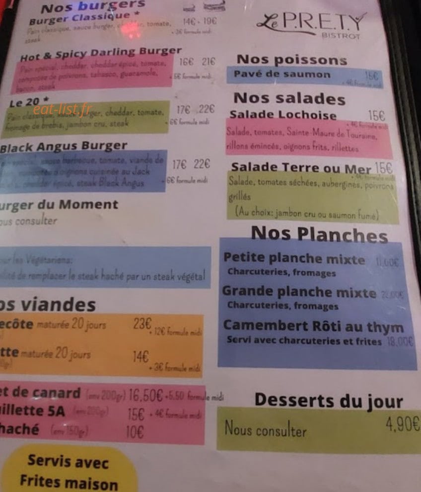 le Prety — carte page 1