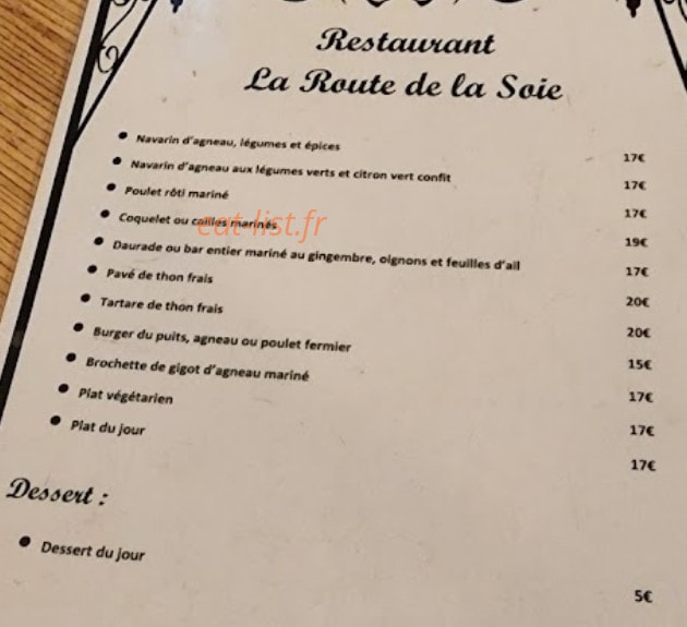 La Route de la Soie — carte page 1