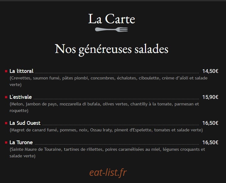 La Parenthèse — carte page 6