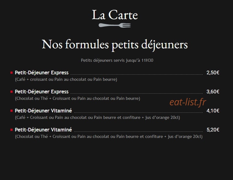 La Parenthèse — carte page 10