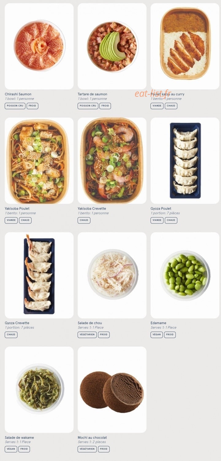 Sushi Daily — carte page 4