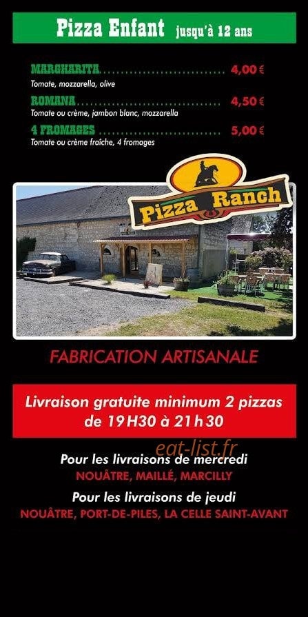 Pizza Ranch — carte page 4