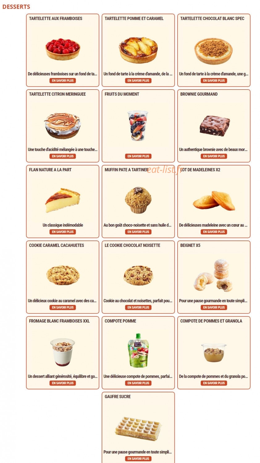 Pomme de Pain — carte page 7