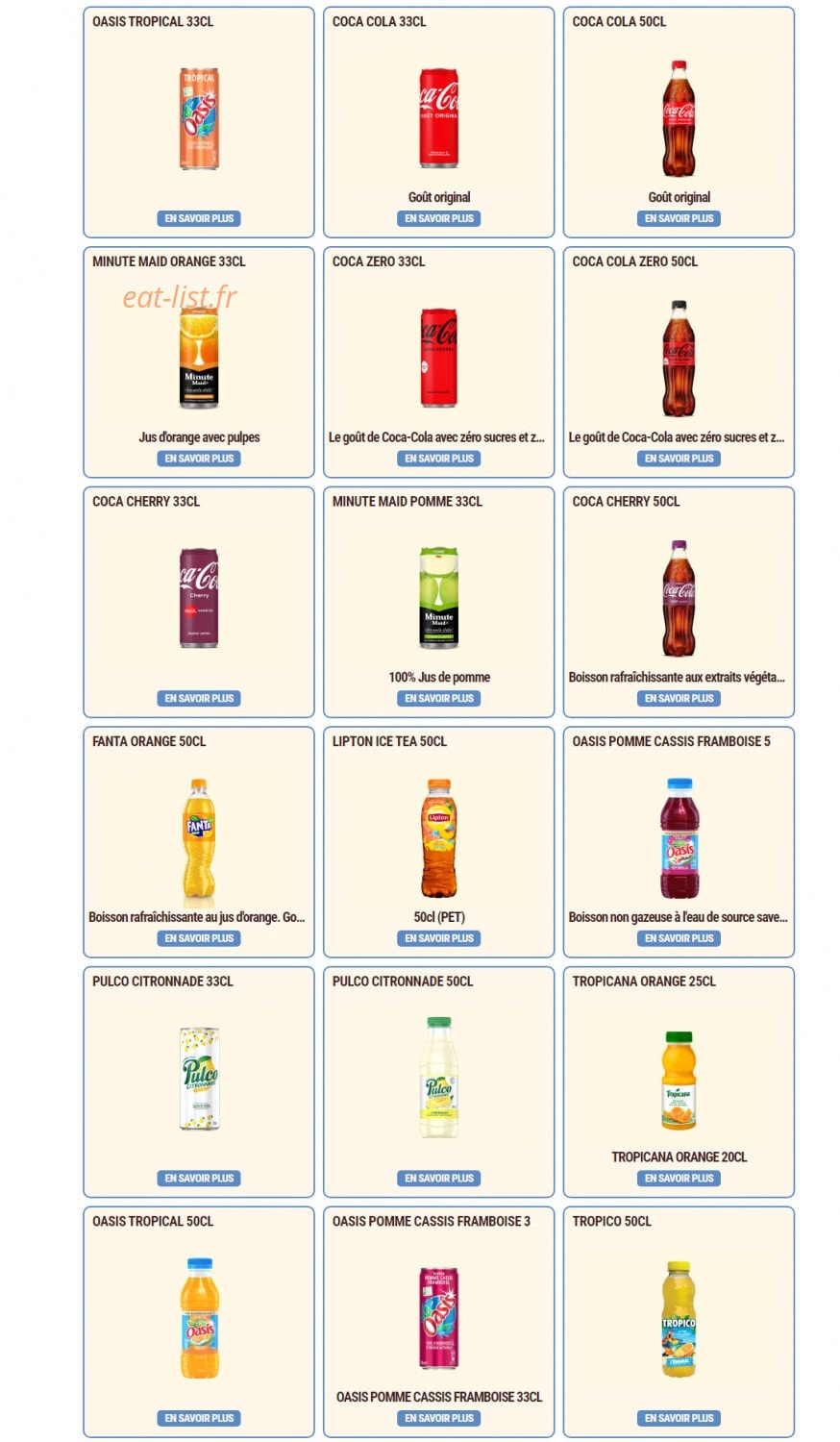 Pomme de Pain — carte page 9