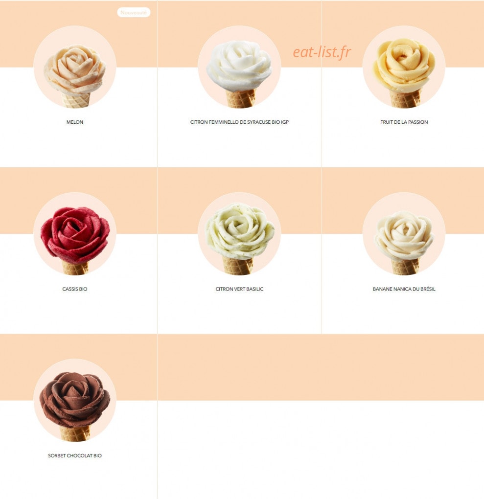 Amorino — carte page 2