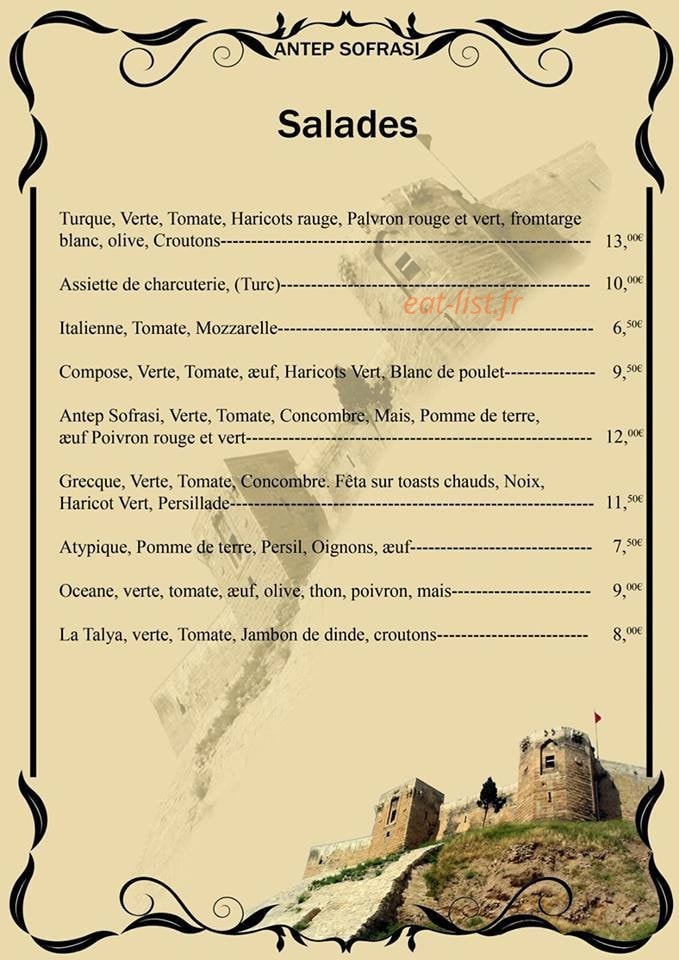 Antep-sofrasi — carte page 1