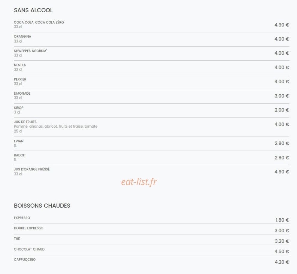 Au Moulfrite — carte page 5