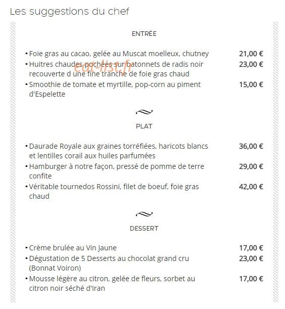 Auberge Napoleon — carte page 4