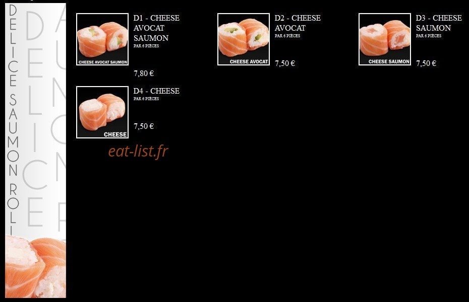 Ayako Sushi — carte page 17