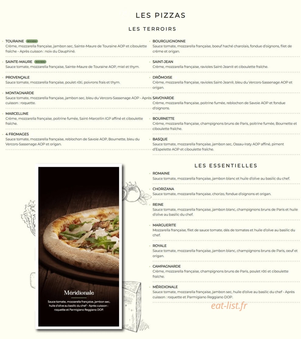 Basilic & Co — carte page 1