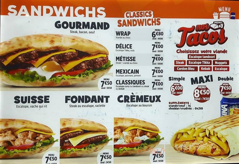 Best Food — carte page 2