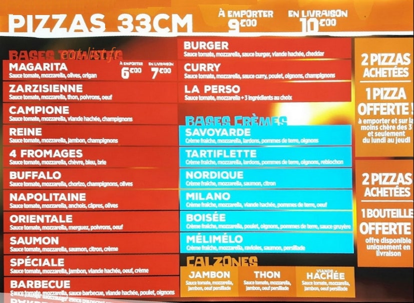 Best Food — carte page 4