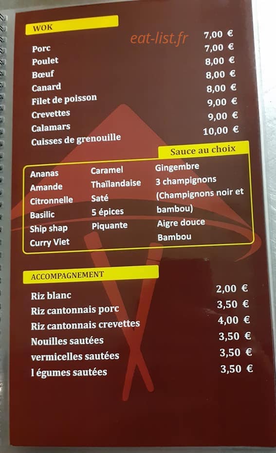 Bistrot Viet — carte page 5
