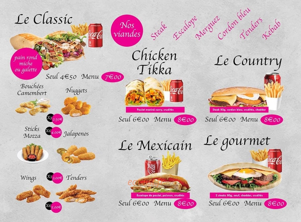 Bogota Food — carte page 4