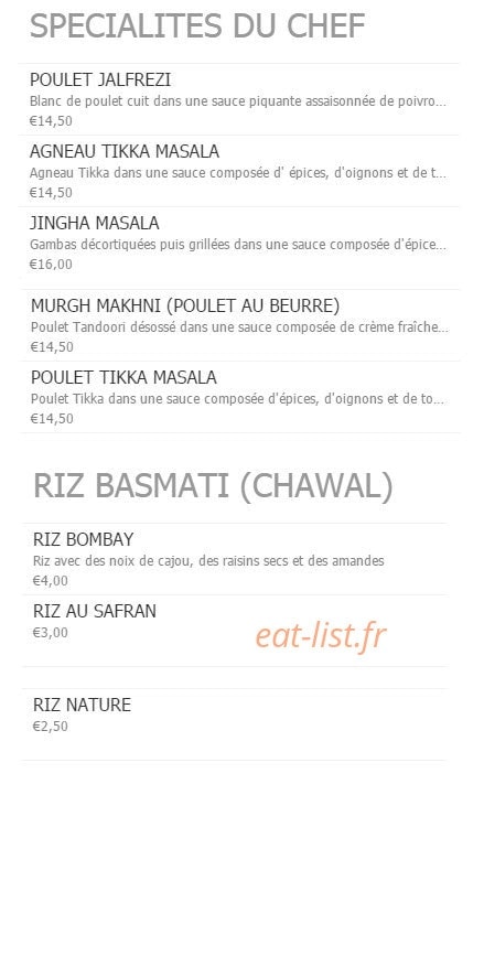 Bombay — carte page 6