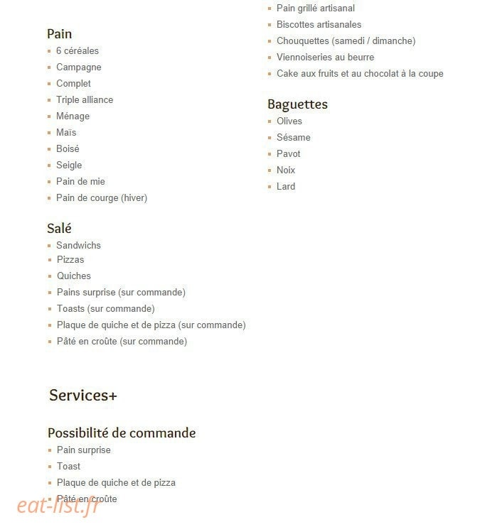 Bourbon — carte page 1