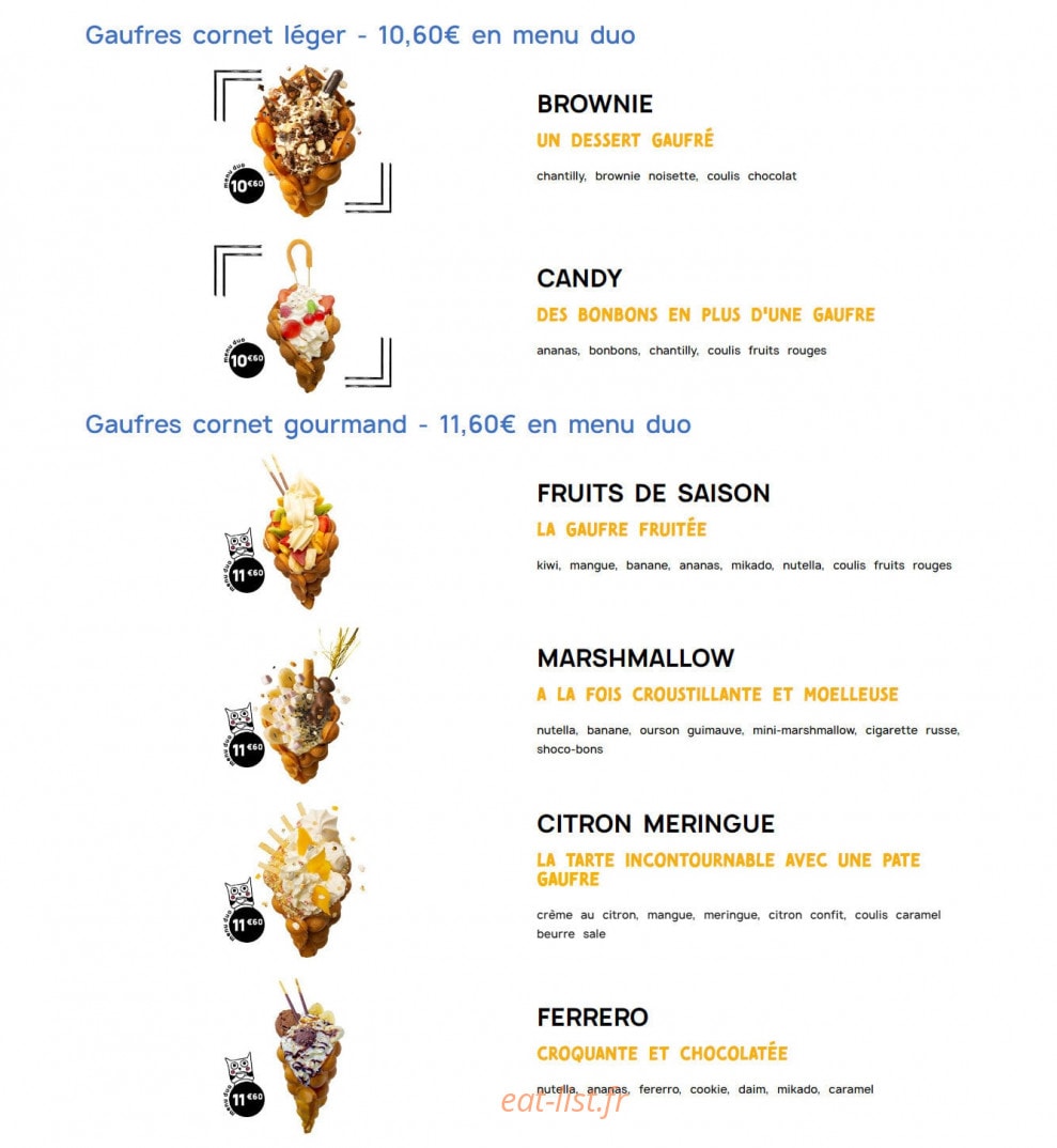 Bubble Boom Café — carte page 2