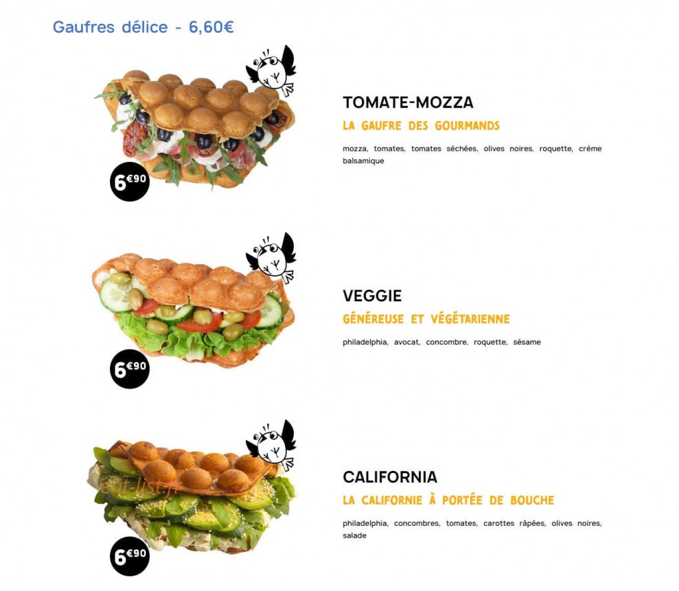 Bubble Boom Café — carte page 12