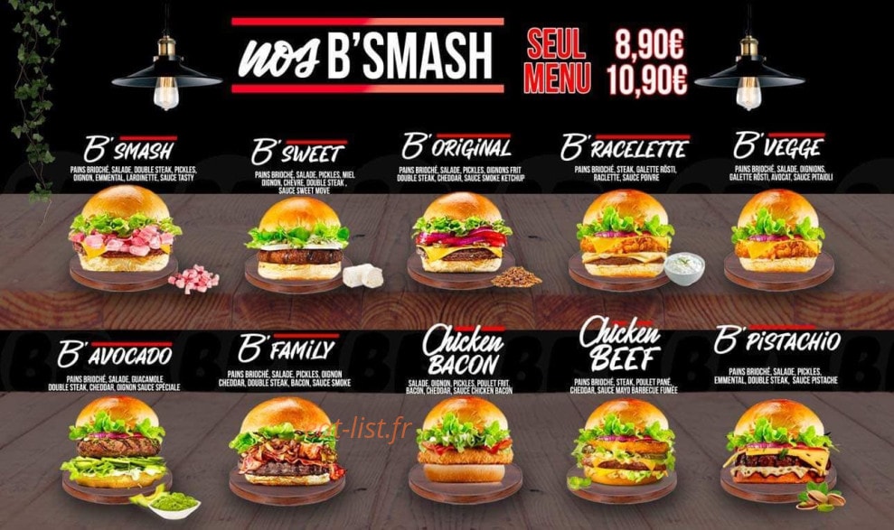 Burger Family — carte page 5