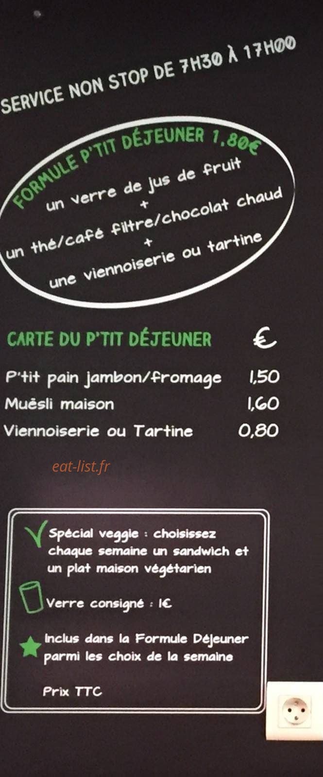 Cafet' Ensag — carte page 4