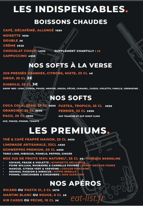 Chez Marco — carte page 7