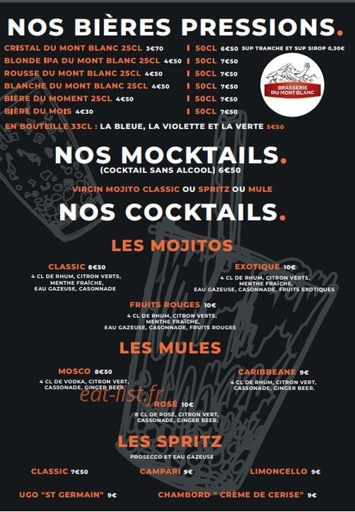 Chez Marco — carte page 8