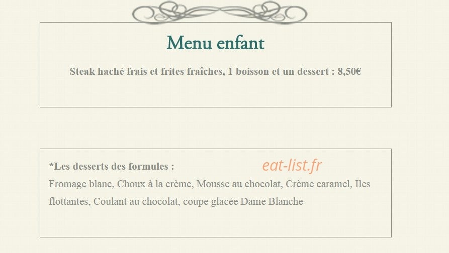 Chez Marius — carte page 3