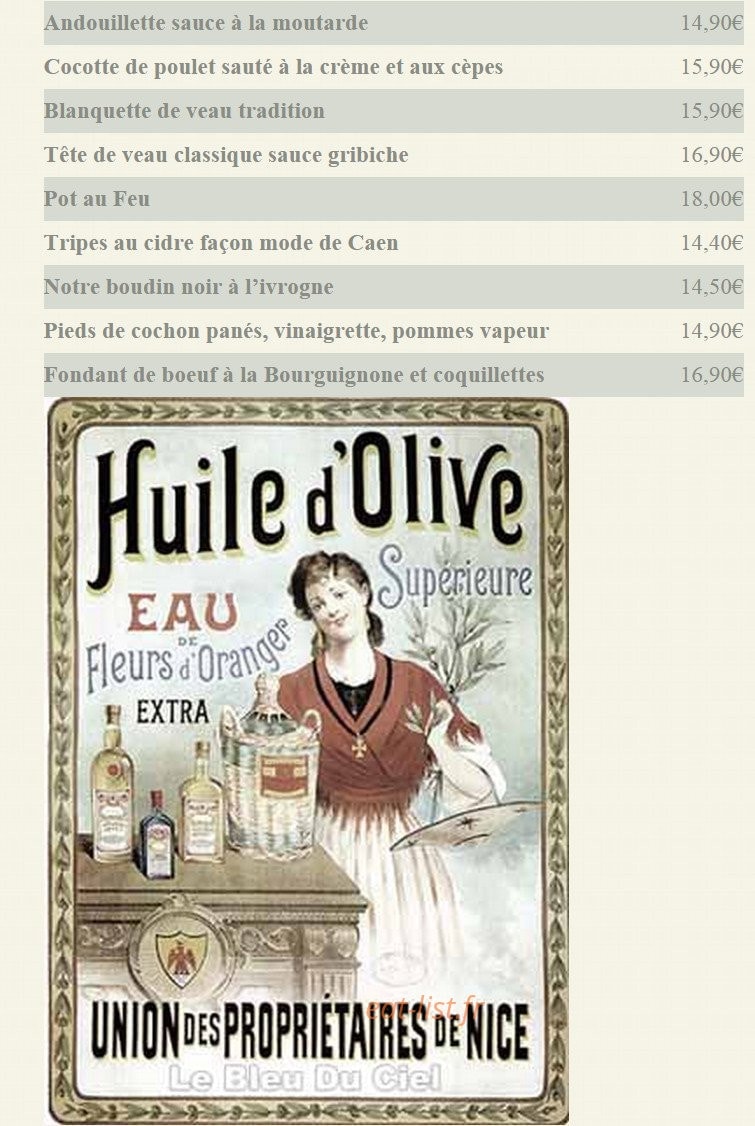 Chez Marius — carte page 7