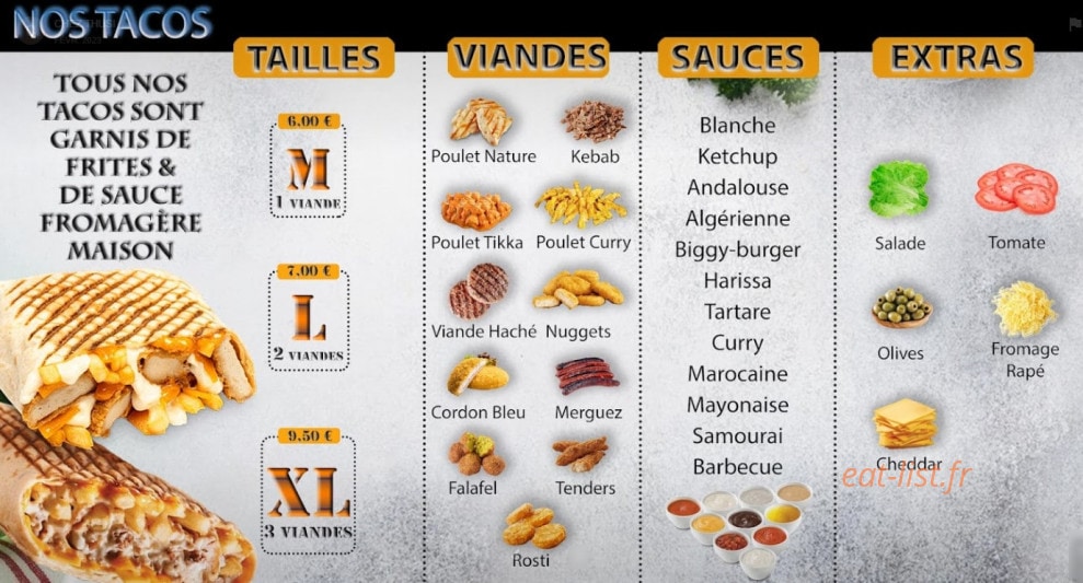 Chez Thusi — carte page 2