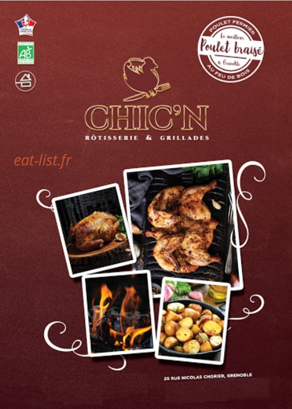 Chic'n — carte page 1