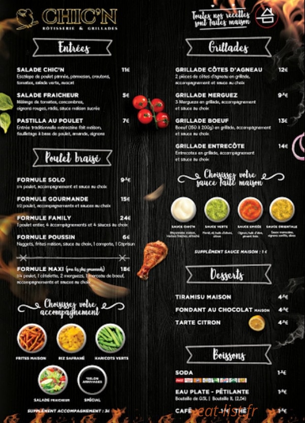 Chic'n — carte page 2