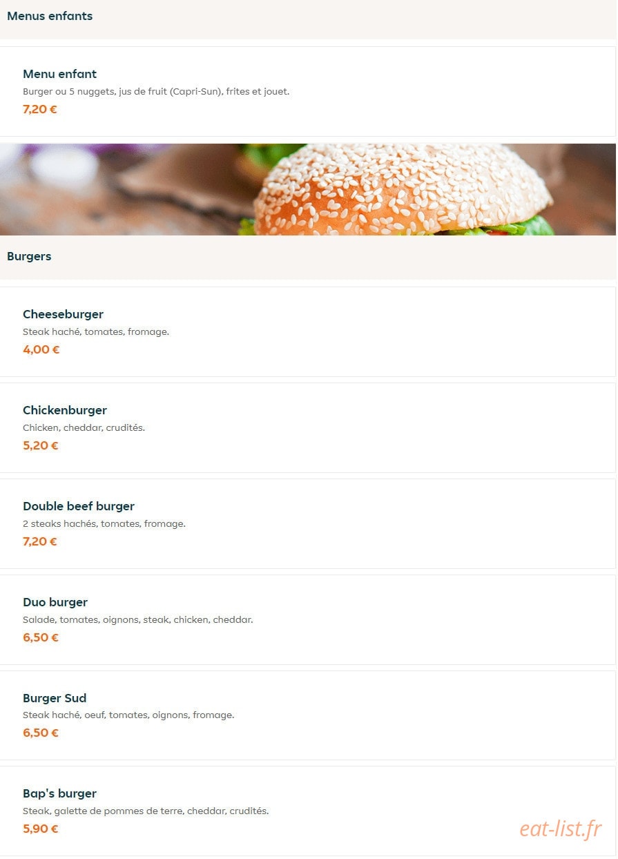 Chick sud — carte page 6