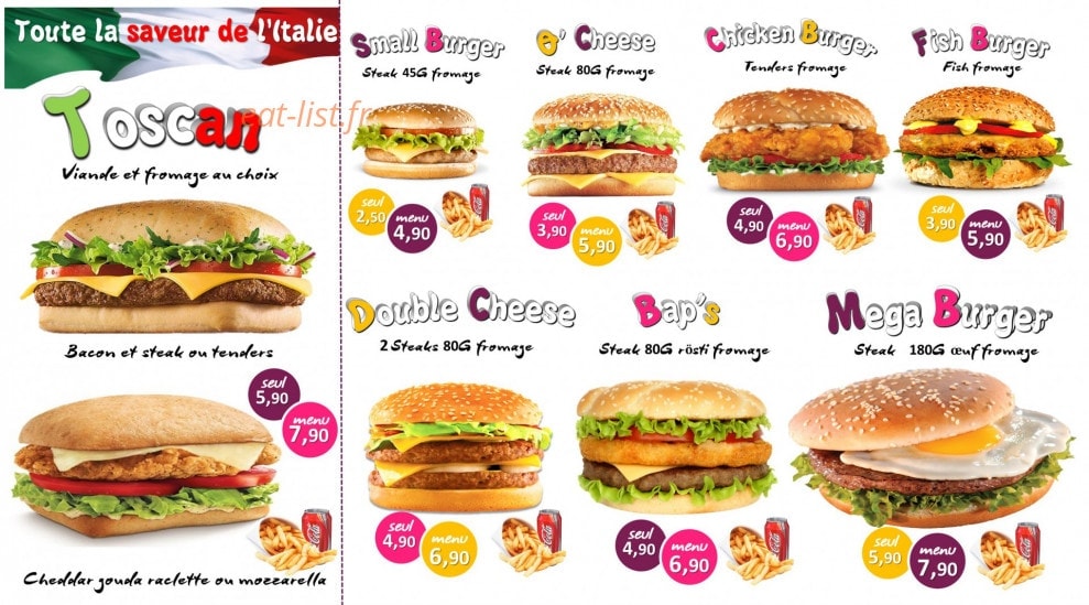 Chicken Way — carte page 1