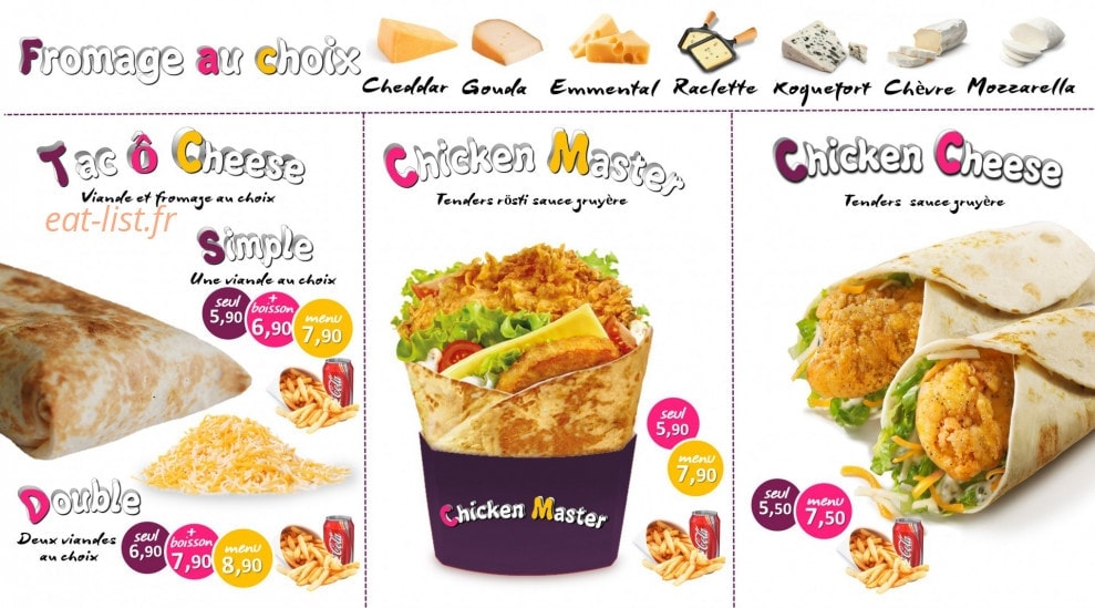 Chicken Way — carte page 4