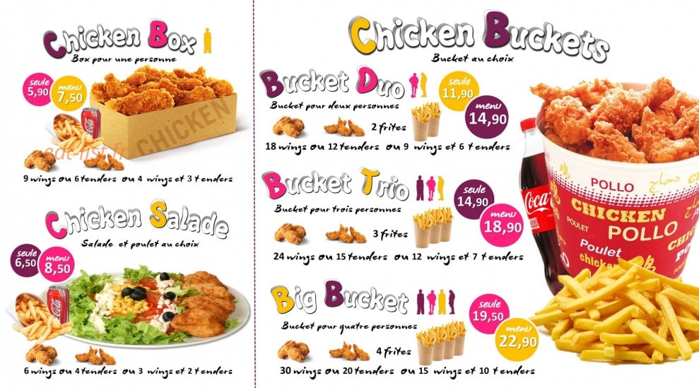 Chicken Way — carte page 2