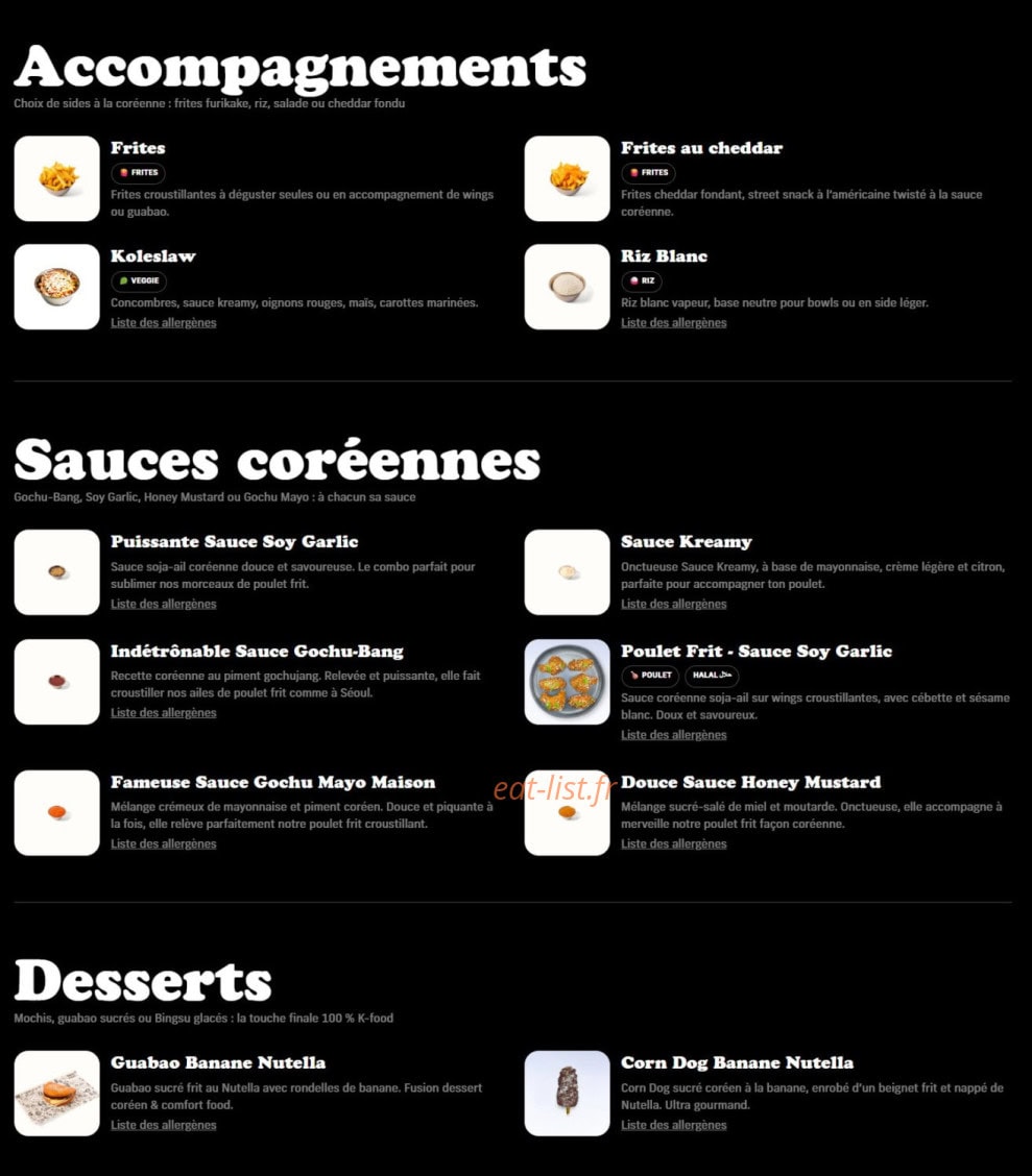 Chikin Bang — carte page 4