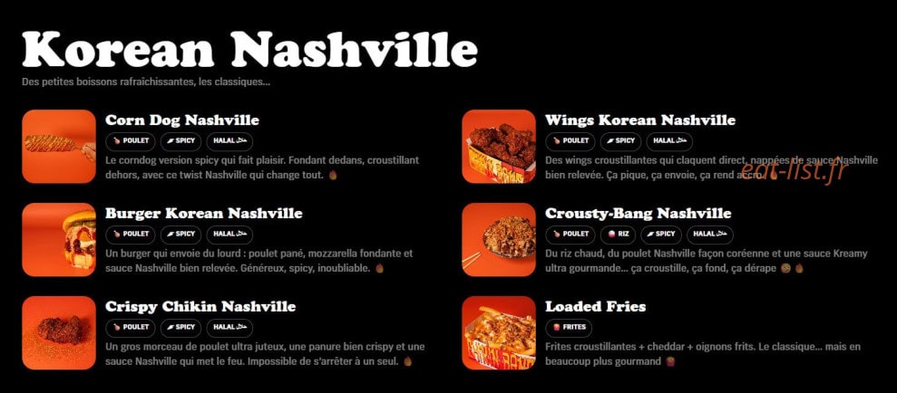 Chikin Bang — carte page 1