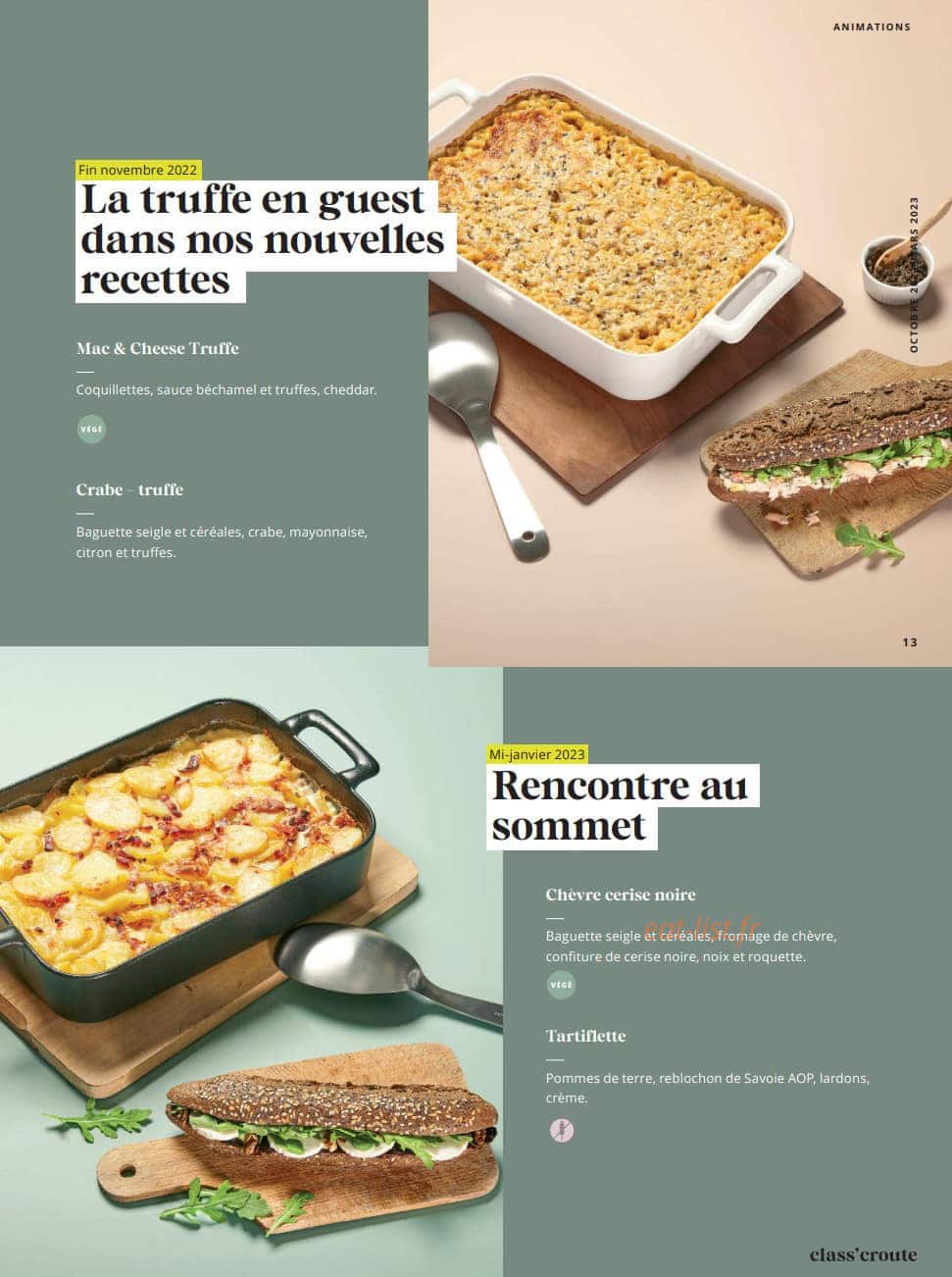 Class'croute — carte page 11
