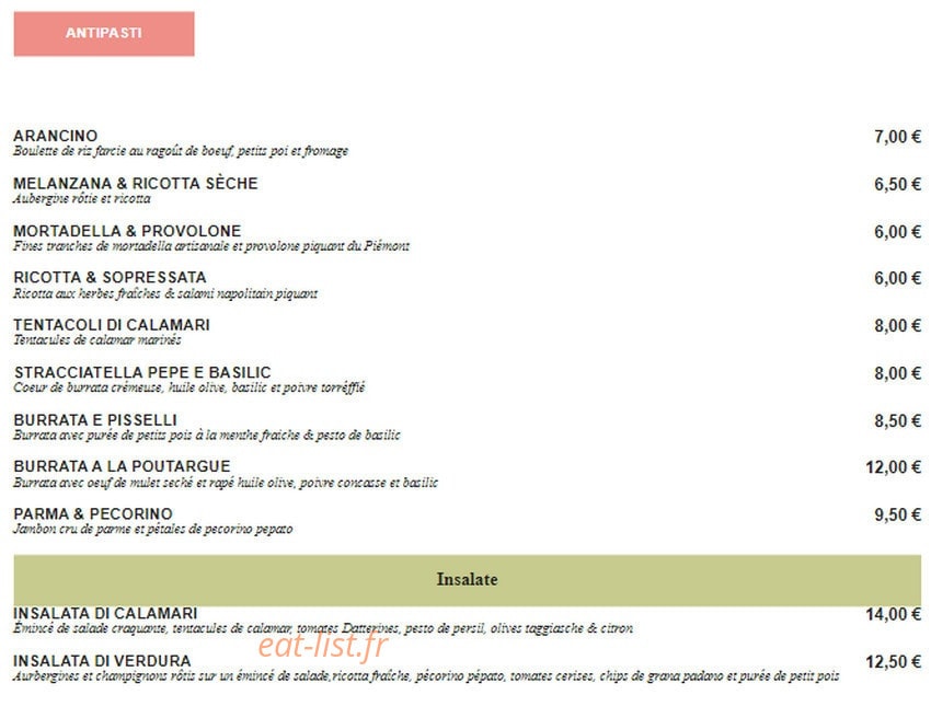 Come Va — carte page 1