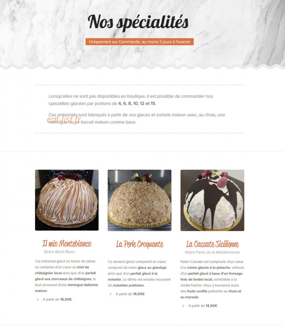 Crème croquante — carte page 5