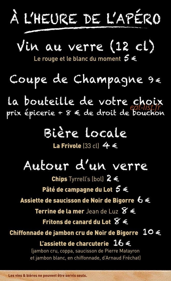 D'un Goût à l'Autre — carte page 3