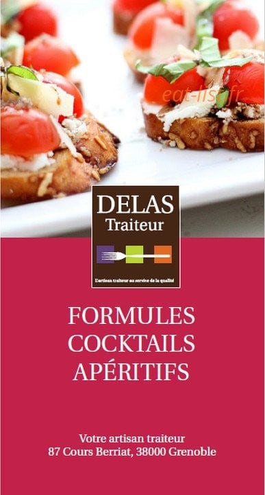 Delas Traiteur — carte page 10