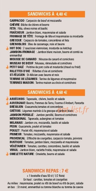 Delas Traiteur — carte page 8