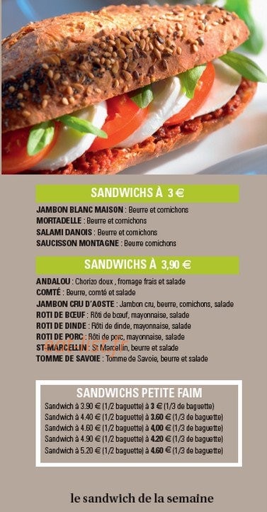 Delas Traiteur — carte page 7