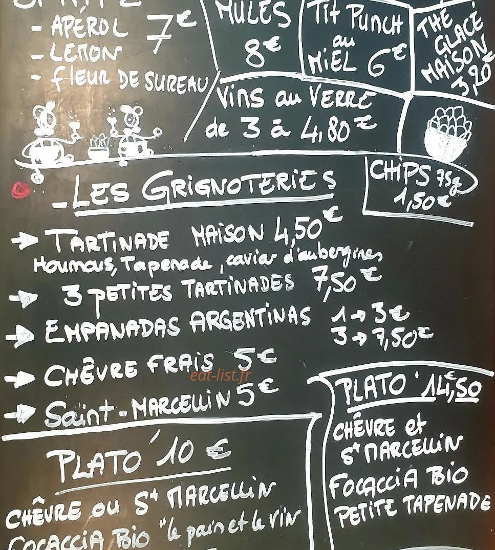 Douceur Café — carte page 1