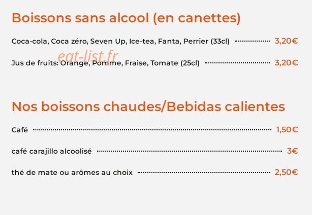 El Chivito — carte page 6