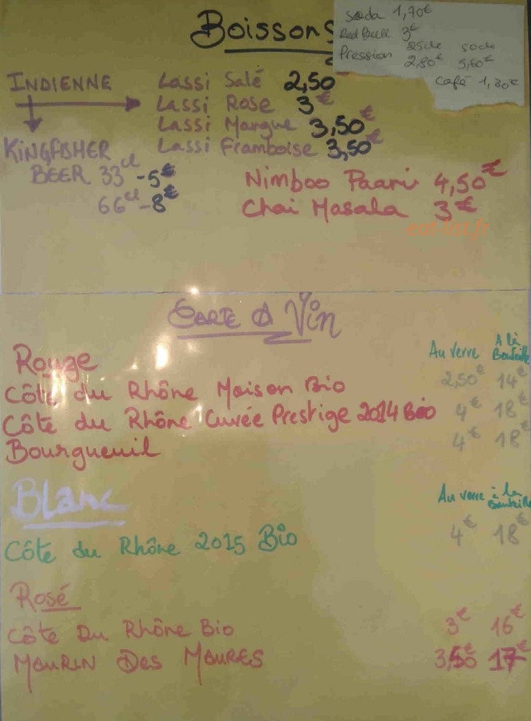 Escale Indienne — carte page 2