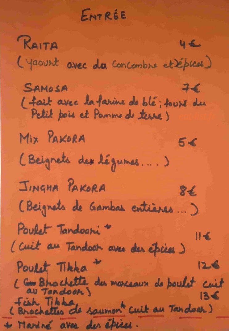 Escale Indienne — carte page 1