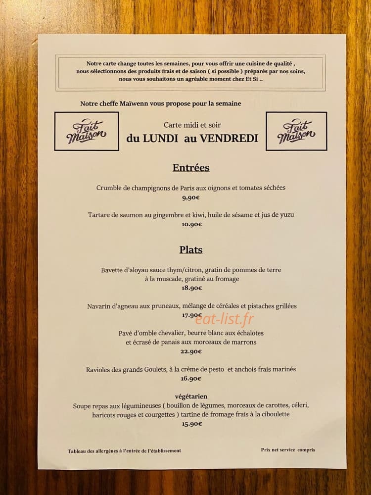 Et Si — carte page 1