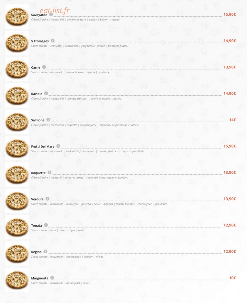 Focaccia — carte page 6